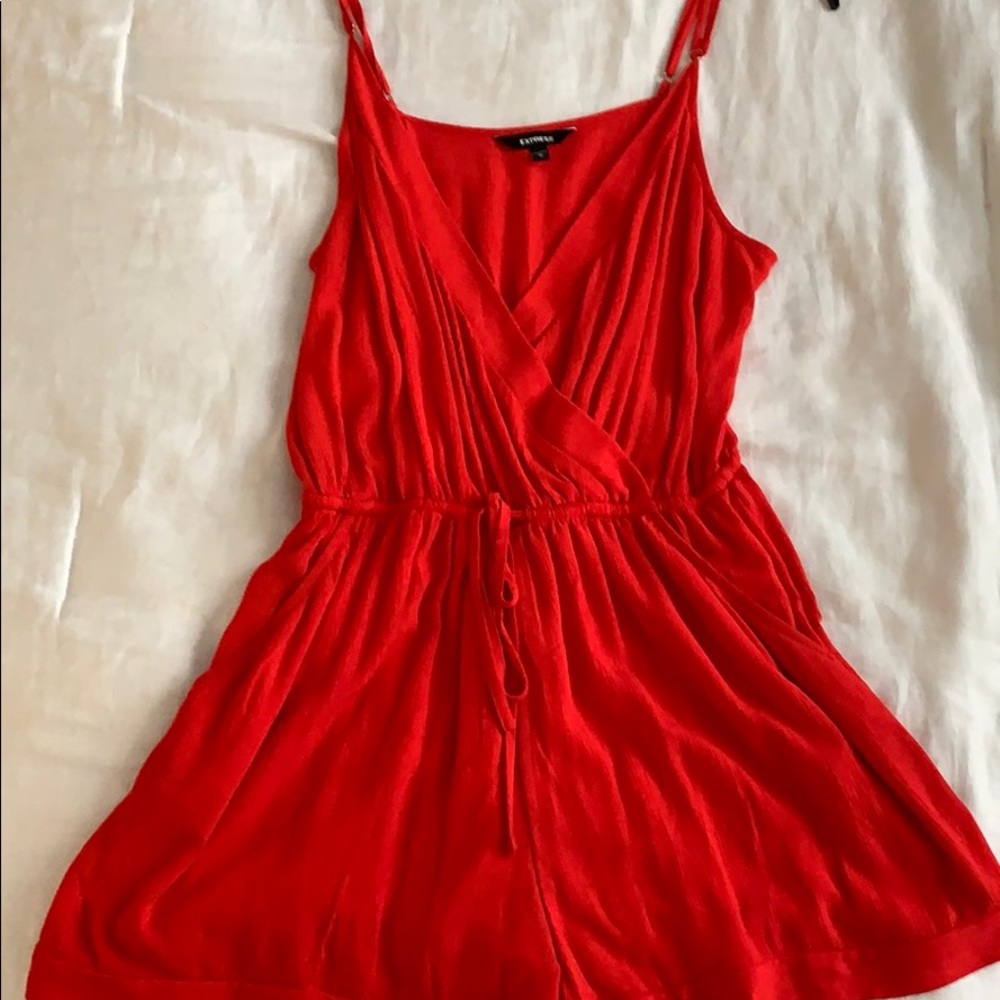 red romper